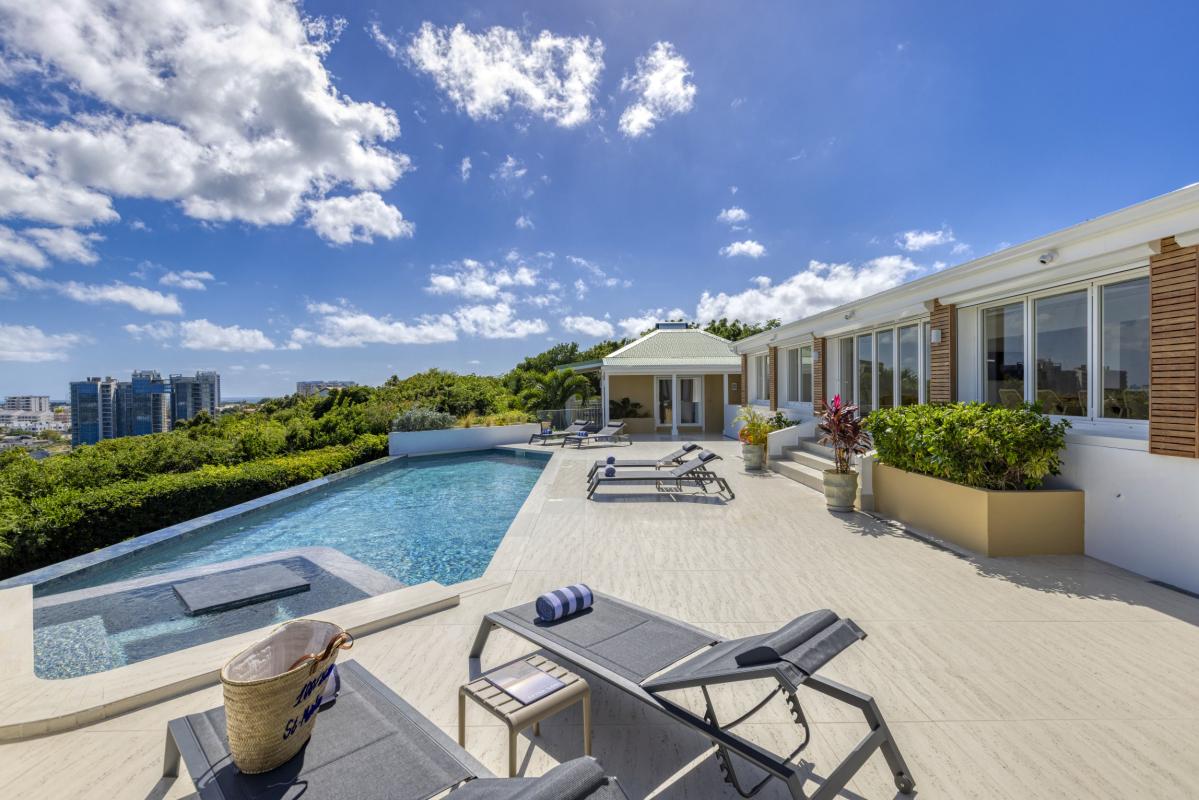 6.Location Villa piscine vue mer Terres Basses Saint Martin_vue mer